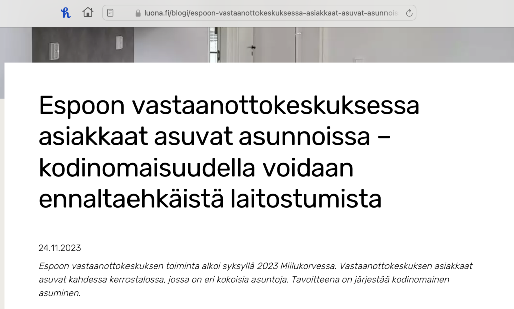 Luona - varsinainen hyväntekijä!
